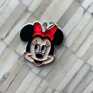 Disney vintage Minnie Mouse Jewelry Red and Black charm. Plastic
